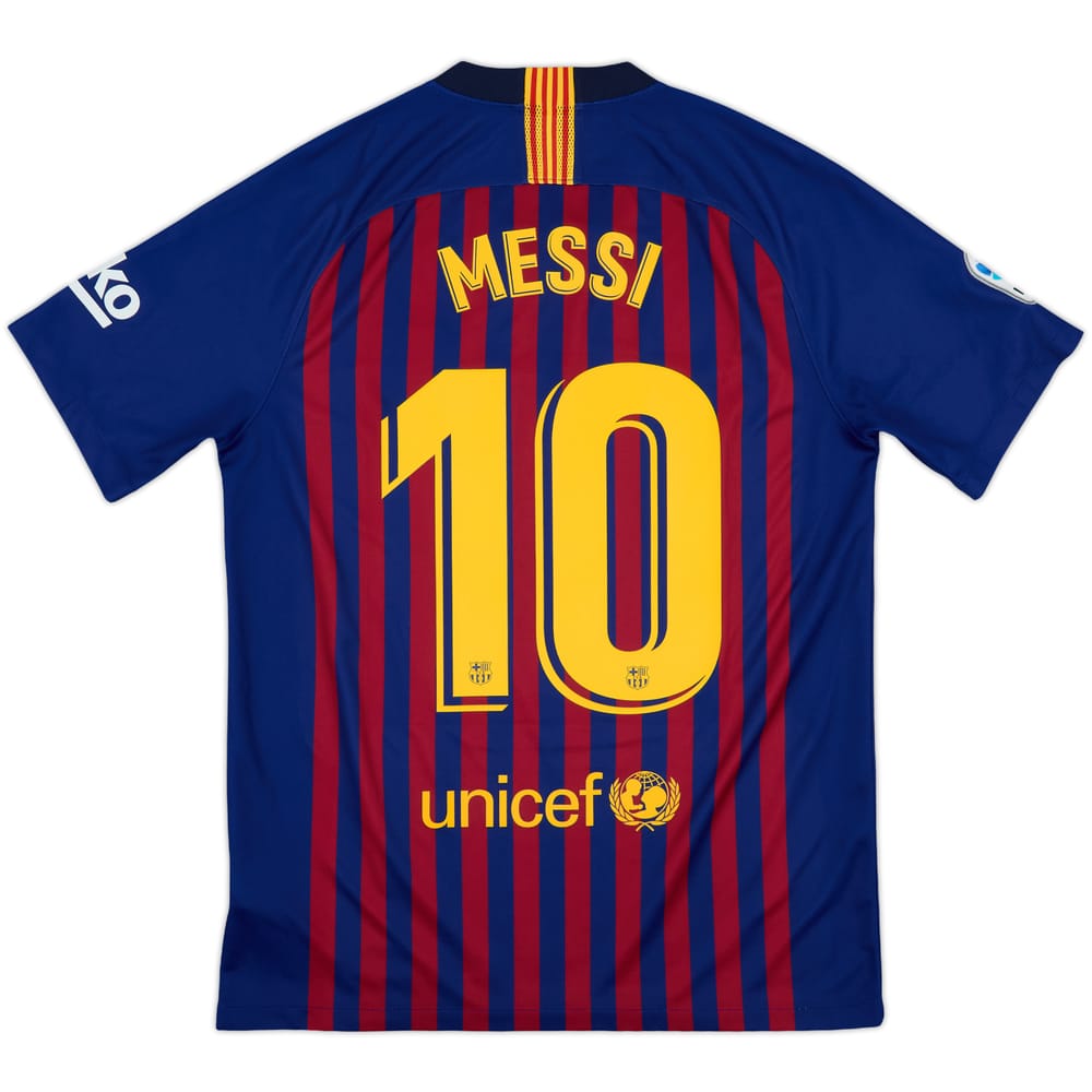 2018-19 Barcelona Home Shirt Messi #10 - 10/10 - (M)