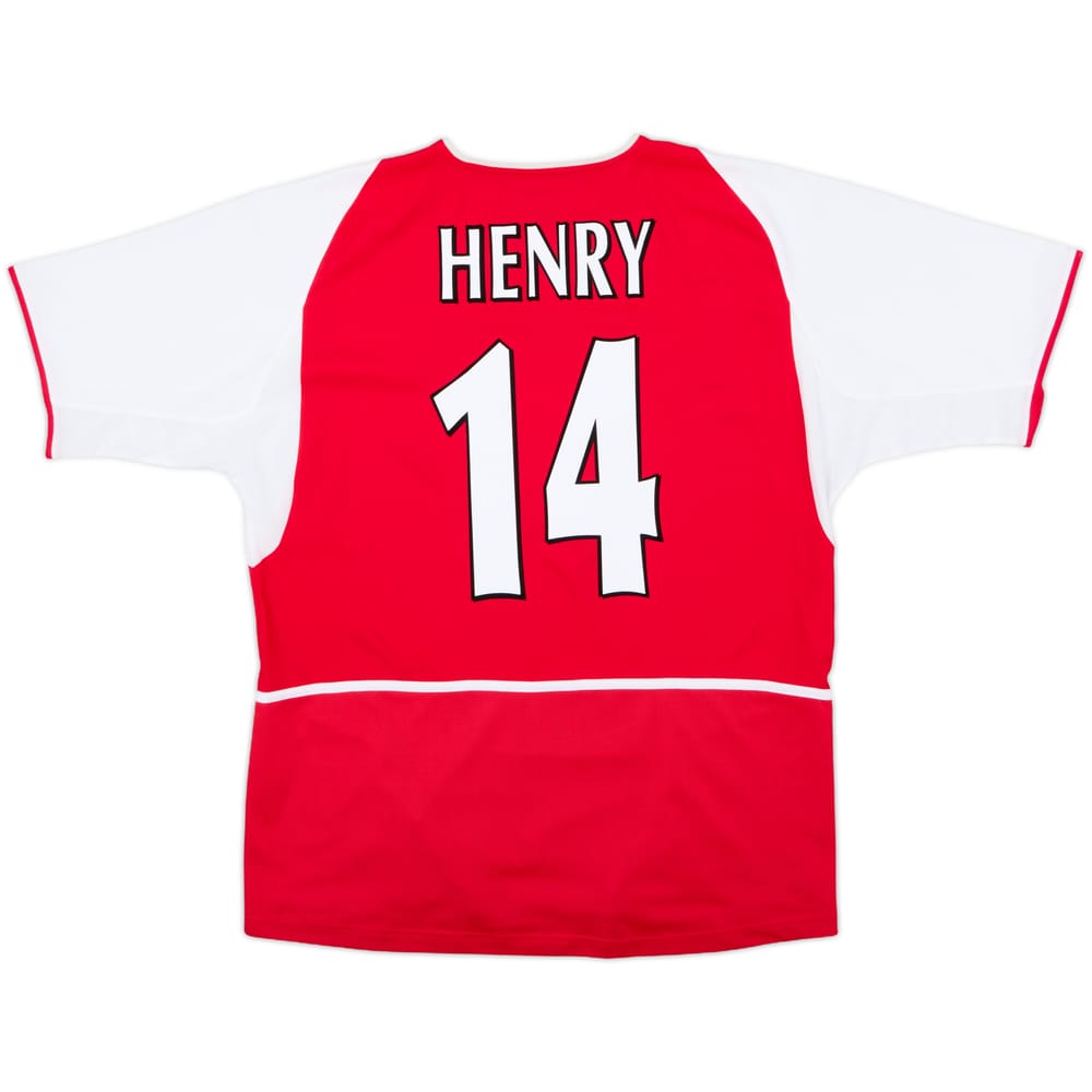 2002-04 Arsenal Home Shirt Henry #14 - 8/10 - (L)