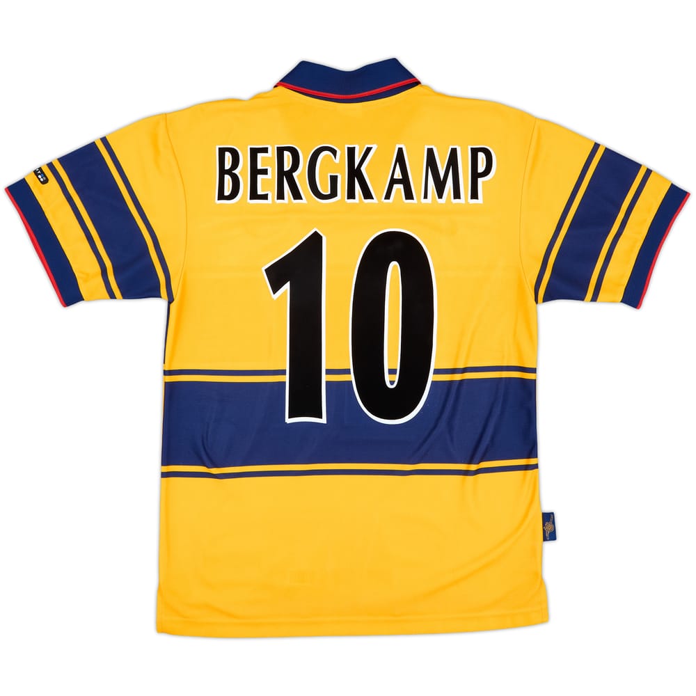 1997-99 Arsenal Away Shirt Bergkamp #10 - 9/10 - (S)