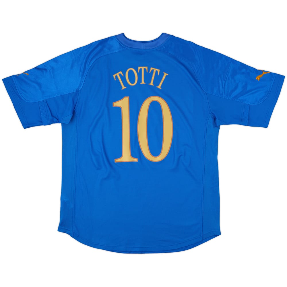 2004-06 Italy Home Shirt Totti #10 - 8/10 - (XXL)