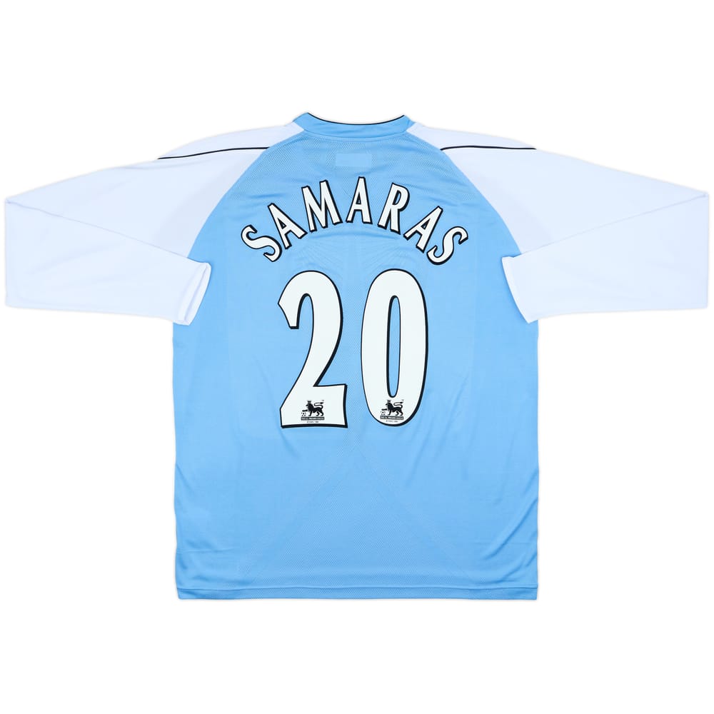 2006-07 Manchester City Home L/S Shirt Samaras #20 (XL)