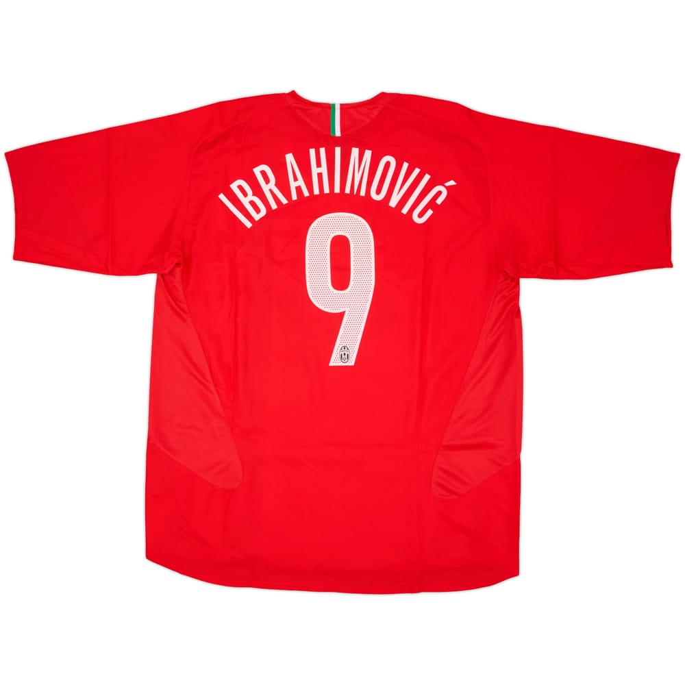 2005-06 Juventus Away Shirt Ibrahimovic #9 (XL)