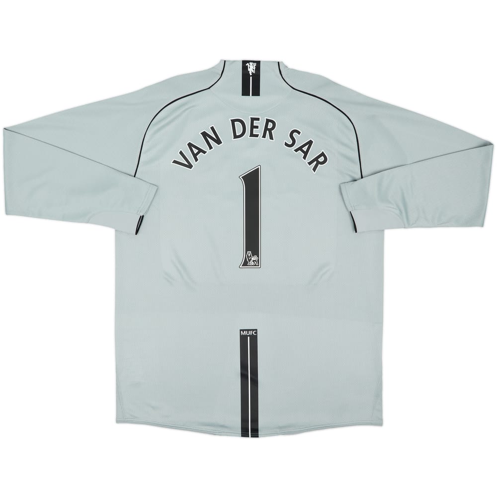 2007-08 Manchester United Player Issue GK Shirt Van Der Sar #1 (XL)
