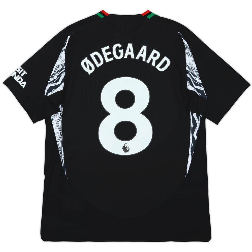 2024-25 Arsenal Authentic Away Shirt Odegaard #8 (L)