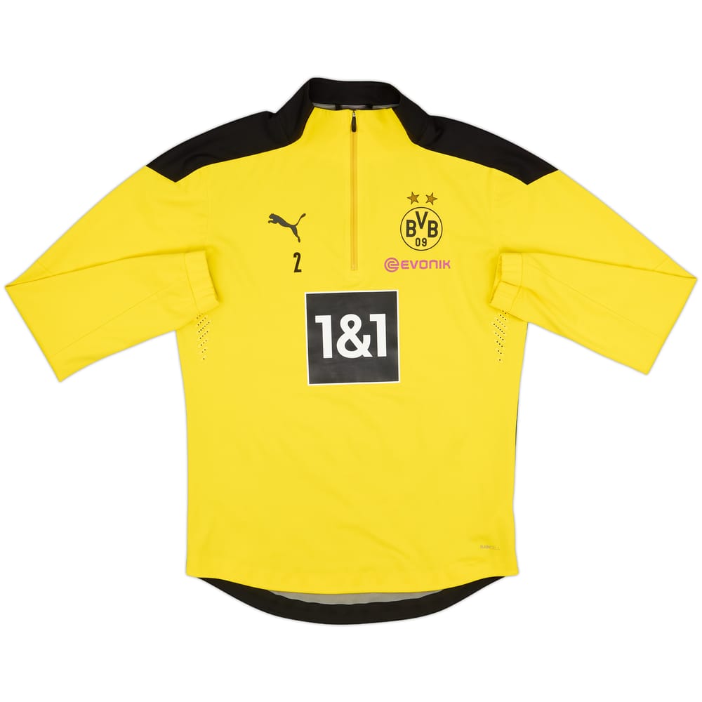 2019-20 Borussia Dortmund Player Issue Puma 1/4 Zip Drill Top #2 - 7/10 - (M)