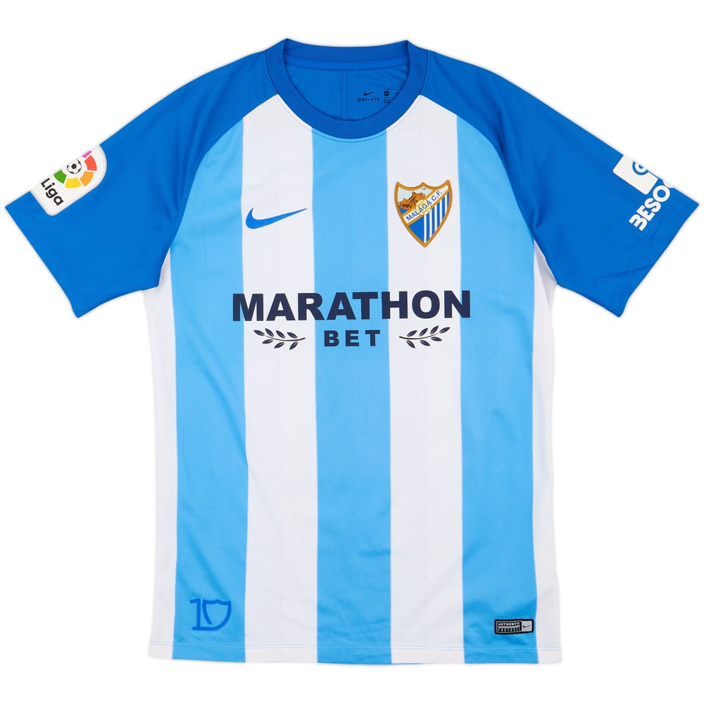 2017-18 Malaga Home Shirt - 6/10 - (M)