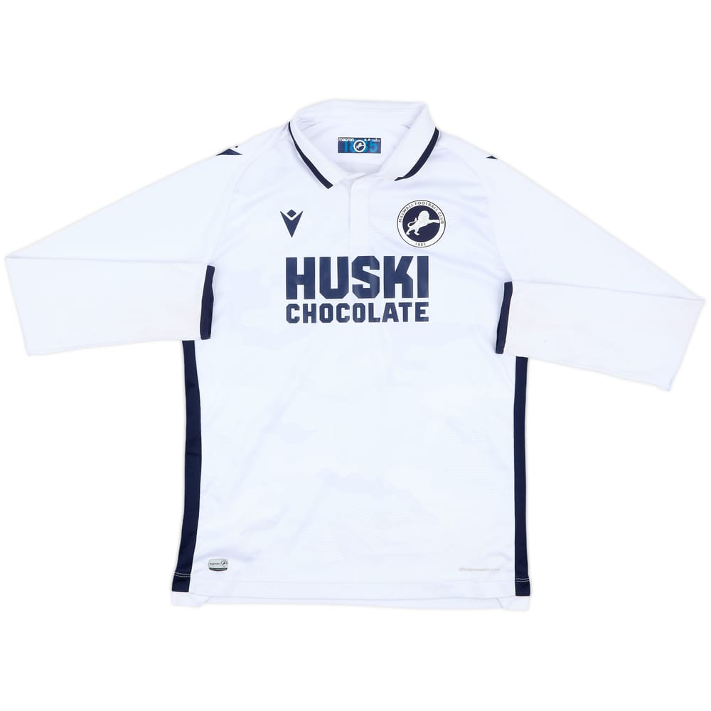2021-22 Millwall Away L/S Shirt - 7/10 - (XL.Boys)
