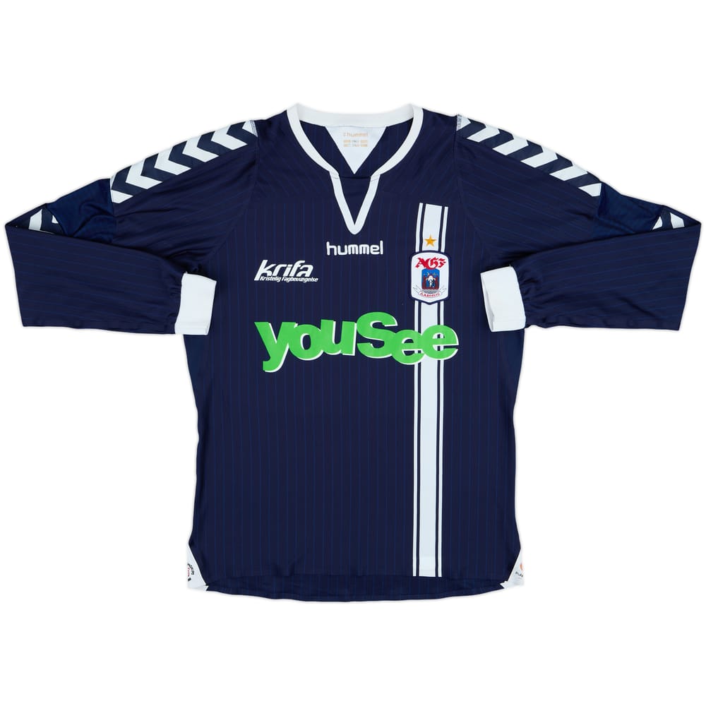 2012-13 AGF Aarhus Away L/S Shirt - 8/10 - (L)