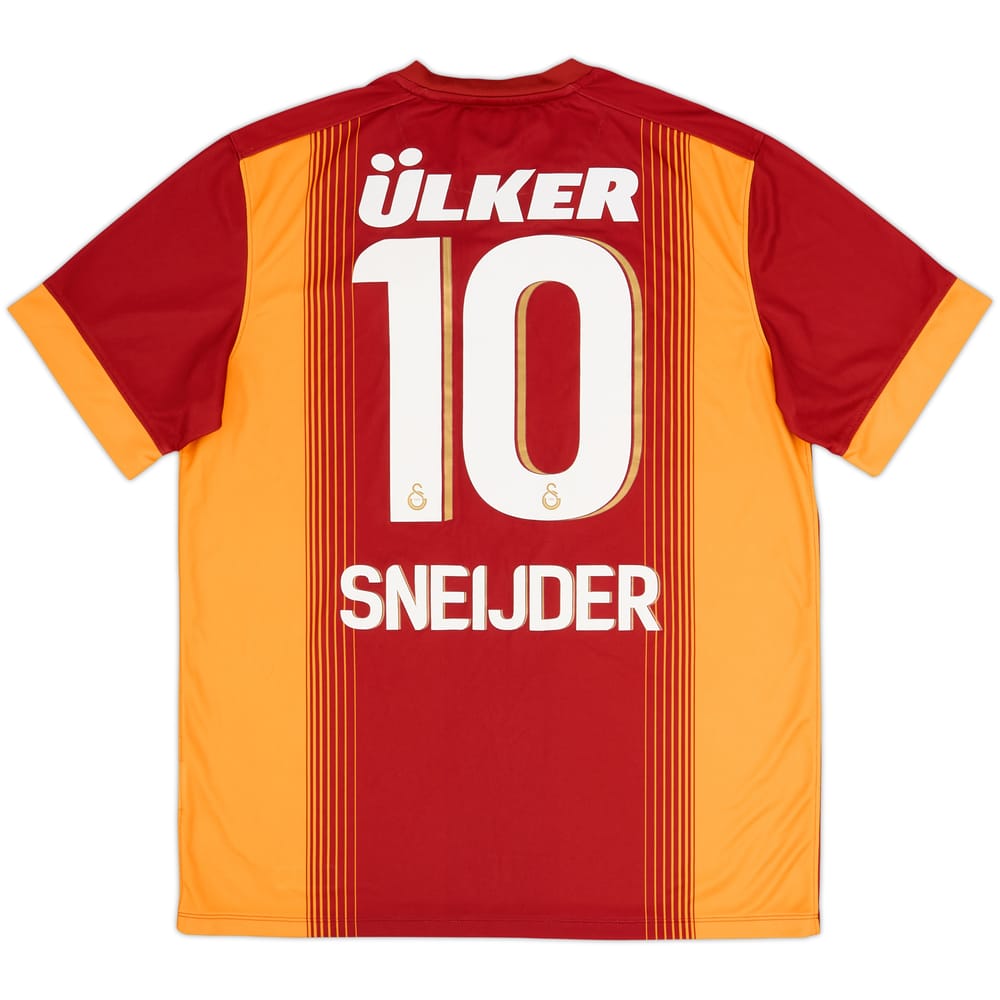 2014-15 Galatasaray Home Shirt Sneijder #10 - 8/10 - (L)