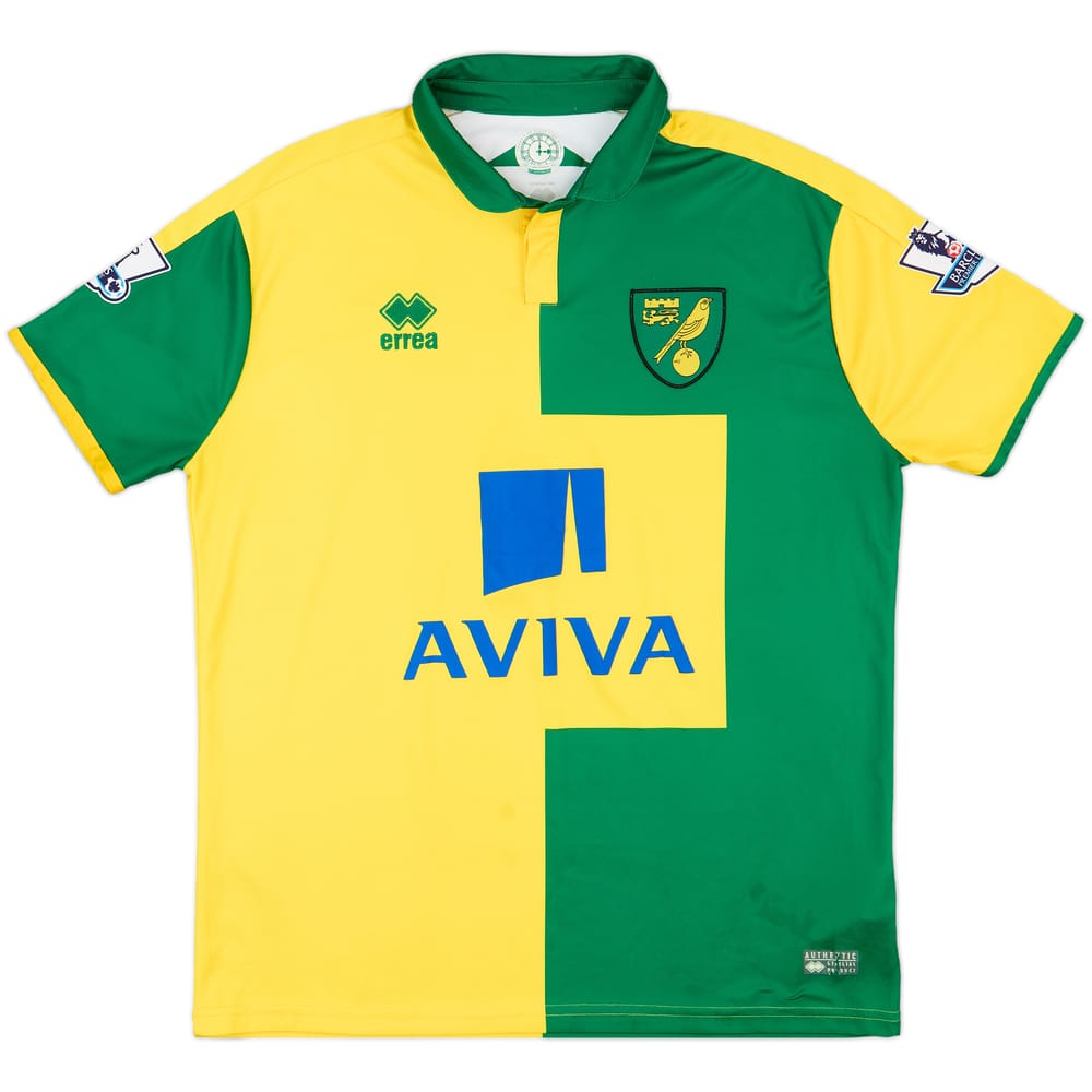 2015-16 Norwich Home Shirt - 6/10 - (L)