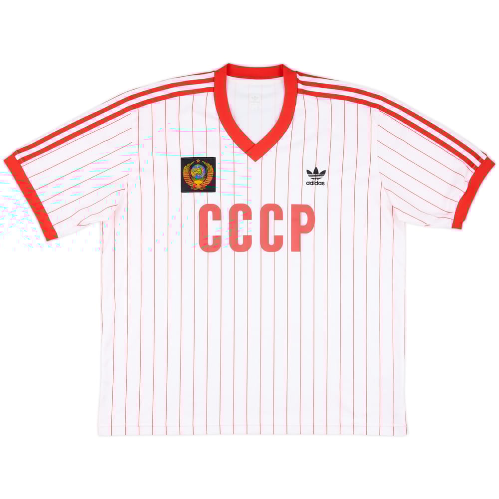 2005 Soviet Union adidas Originals Retro 1982 Away Shirt - 9/10 - (XL)