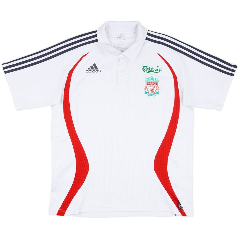2006-07 Liverpool adidas Polo Shirt - 6/10 - (L)