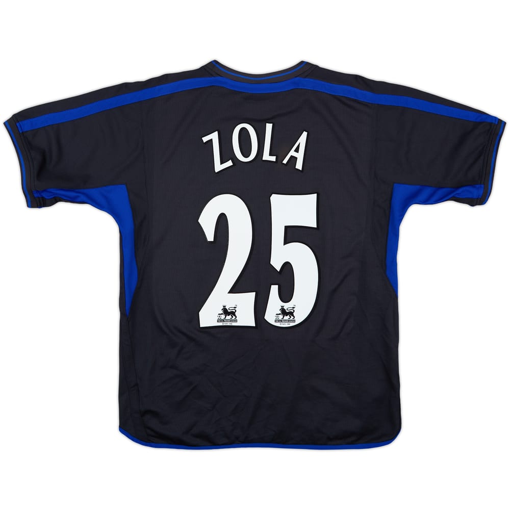 2002-04 Chelsea Away Shirt Zola #25 - 9/10 - (L)