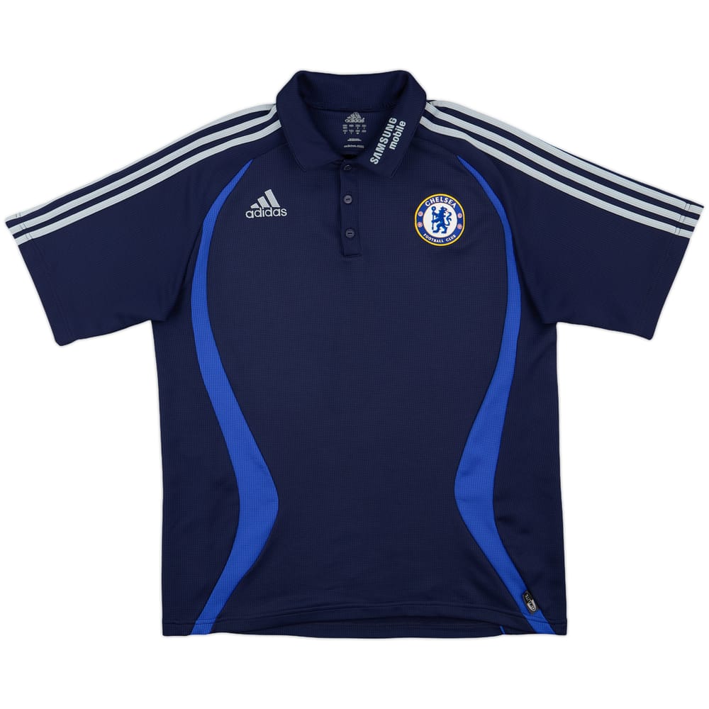 2006-07 Chelsea adidas Polo Shirt - 8/10 - (L)