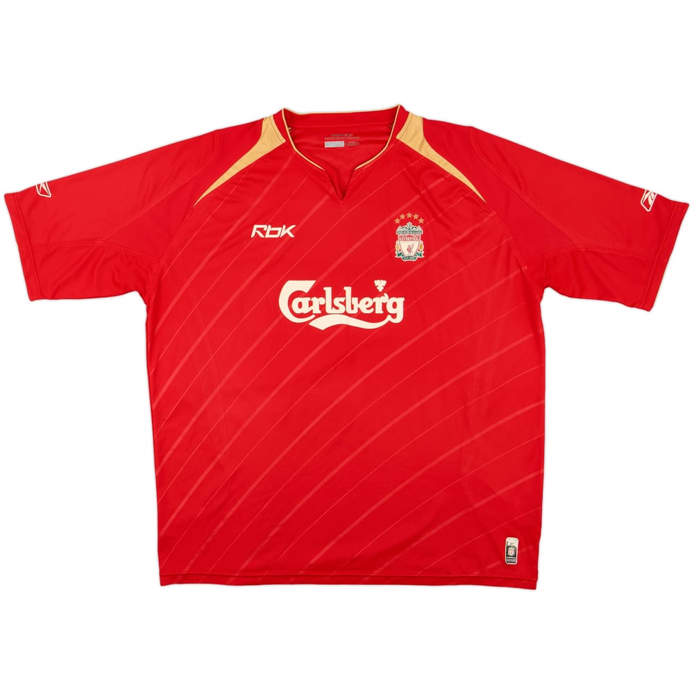 2005-06 Liverpool CL Home Shirt - 6/10 - (XXL)
