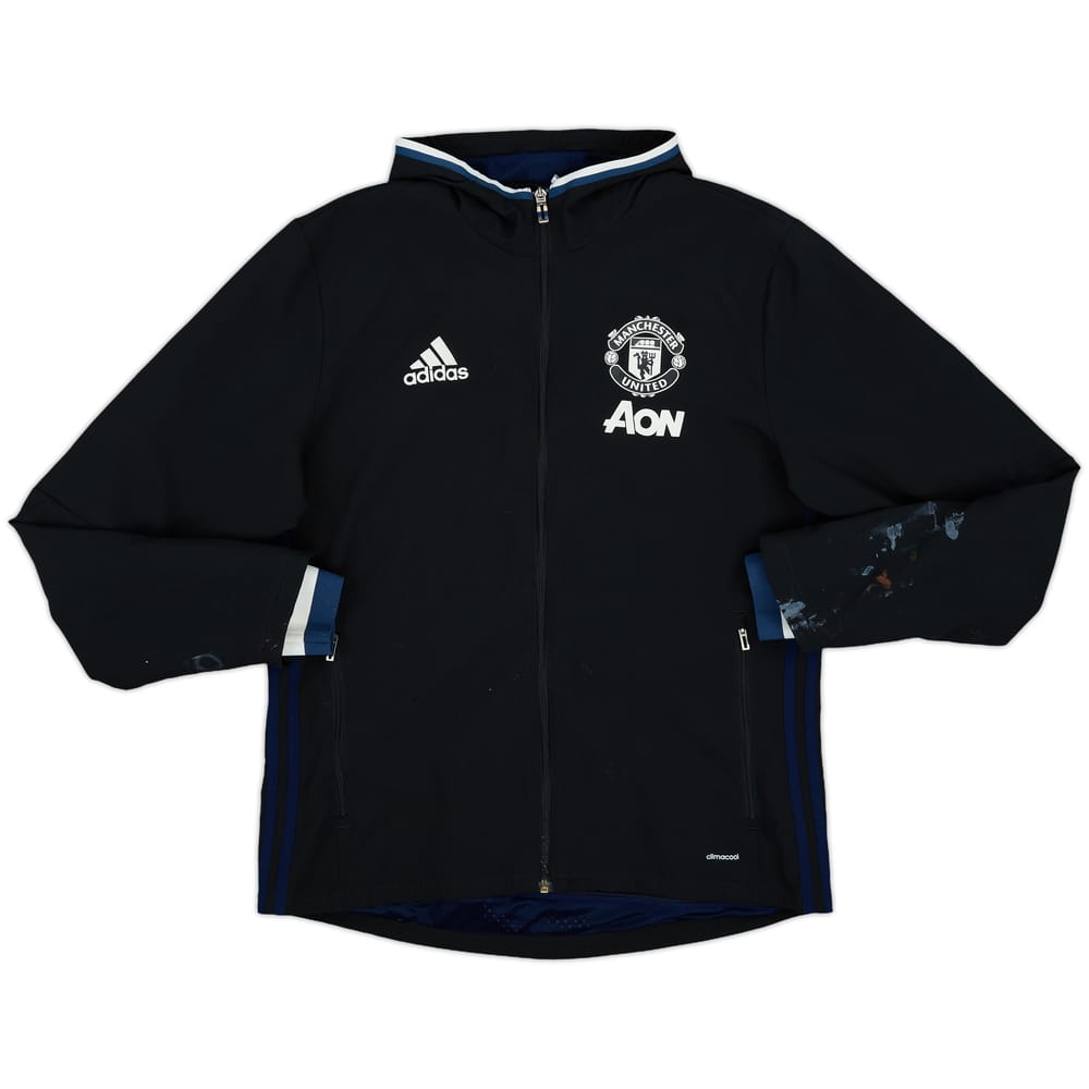 2016-17 Manchester United adidas Hooded Track Jacket - 3/10 - (M)