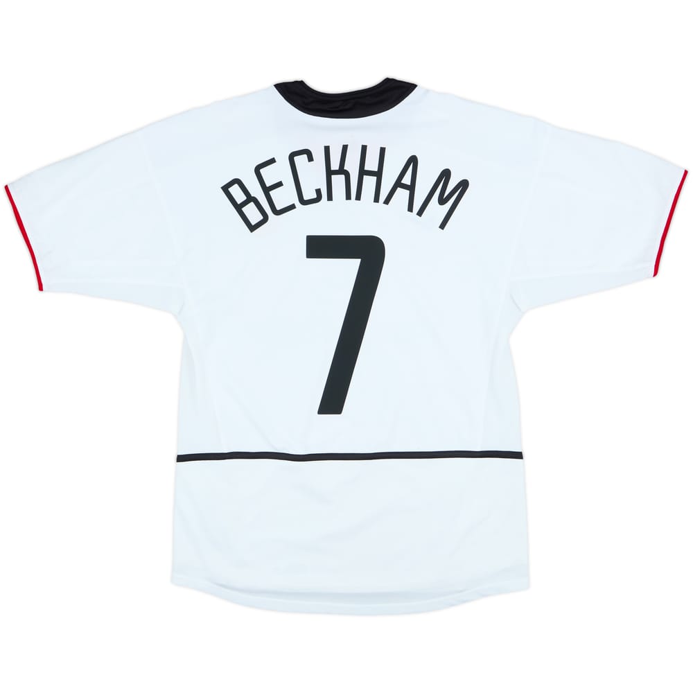 2002-03 Manchester United Away Shirt Beckham #7 - 5/10 - (S)