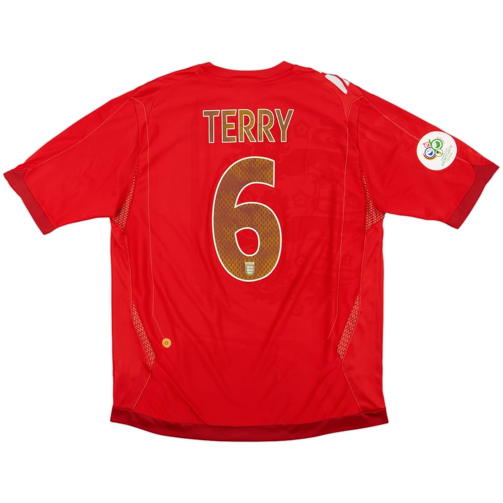 2006-08 England Away Shirt Terry #6 - 5/10 - (XL)