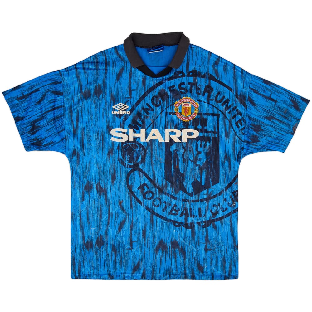 1992-93 Manchester United Away Shirt - 4/10 - (L)