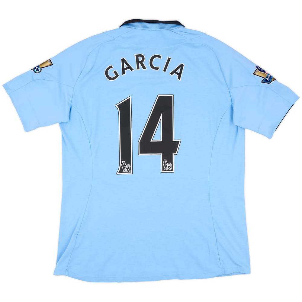 2012-13 Manchester City Home Shirt Garcia #14 - 9/10 - (L)