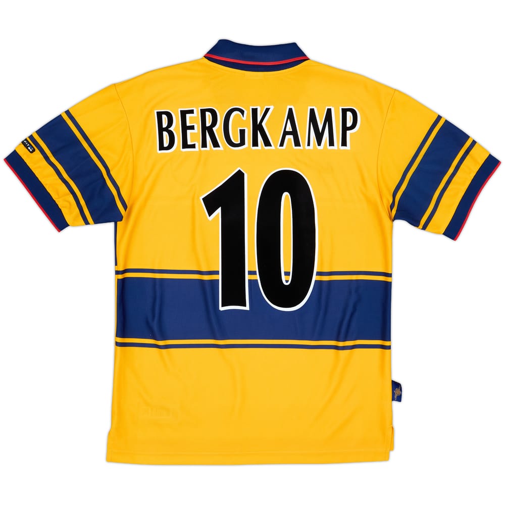 1997-99 Arsenal Away Shirt Bergkamp #10 - 9/10 - (S)
