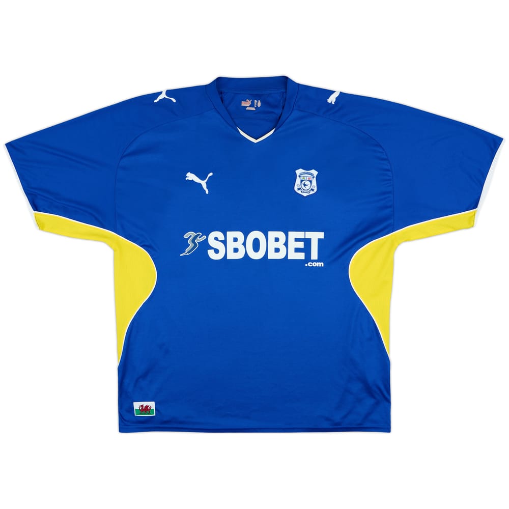 2009-10 Cardiff Home Shirt - 8/10 - (XL)