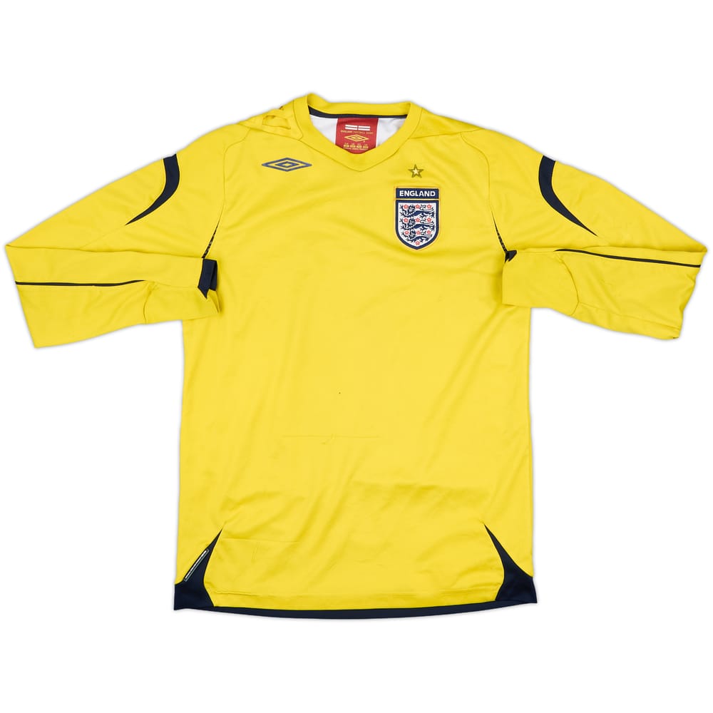 2006-08 England GK Shirt - 4/10 - (XL.Boys)
