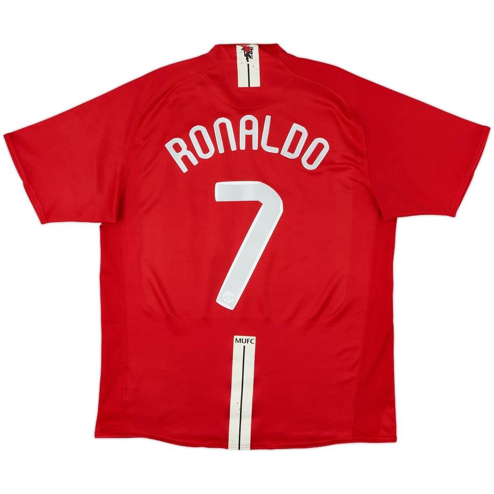 2007-09 Manchester United Home Shirt Ronaldo #7 - 6/10 - (L)