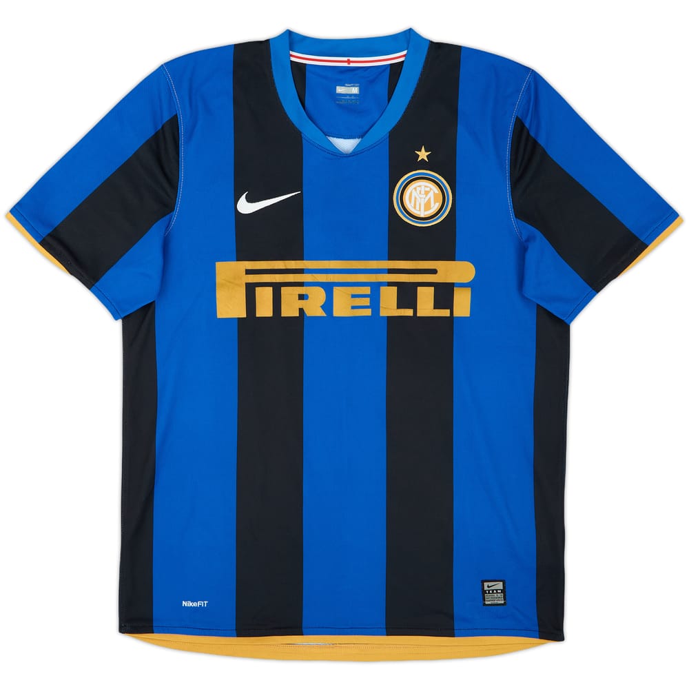 2008-09 Inter Milan Home Shirt #4 - 6/10 - (M)