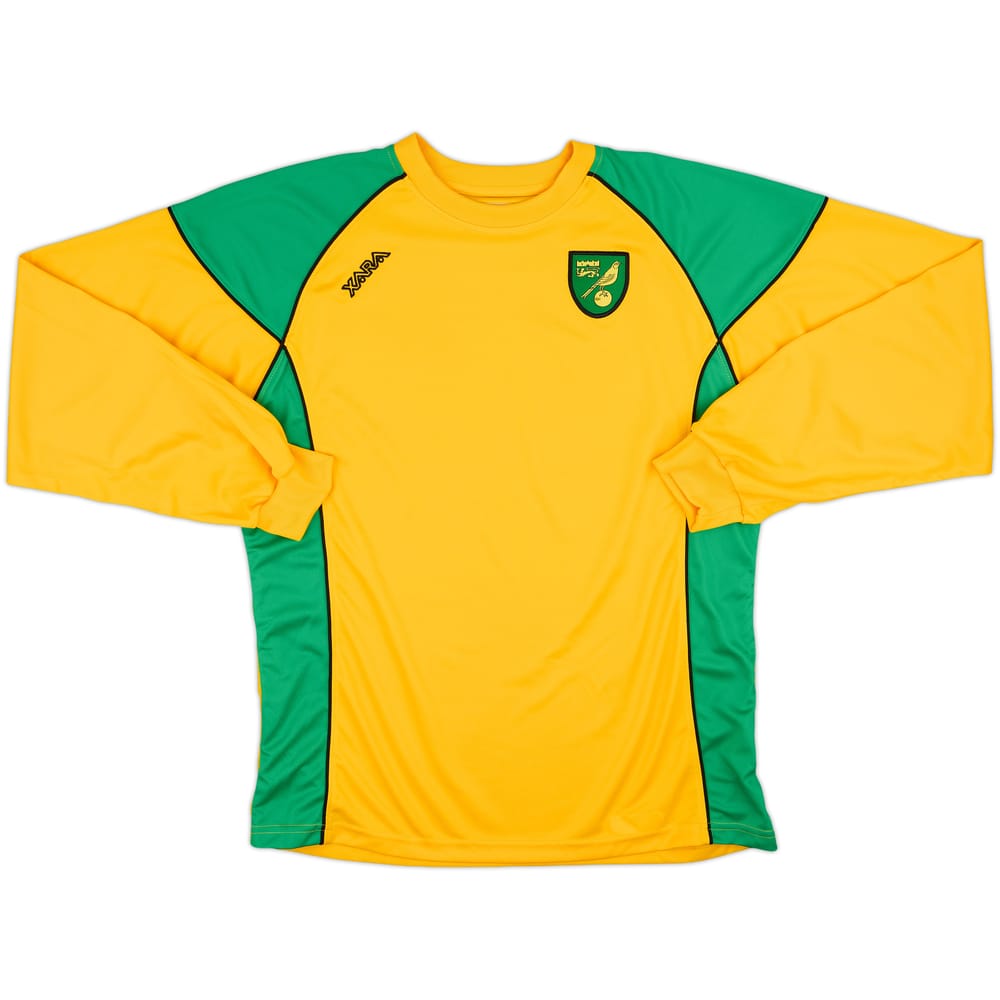 2006-08 Norwich Home L/S Shirt - 9/10 - (L)