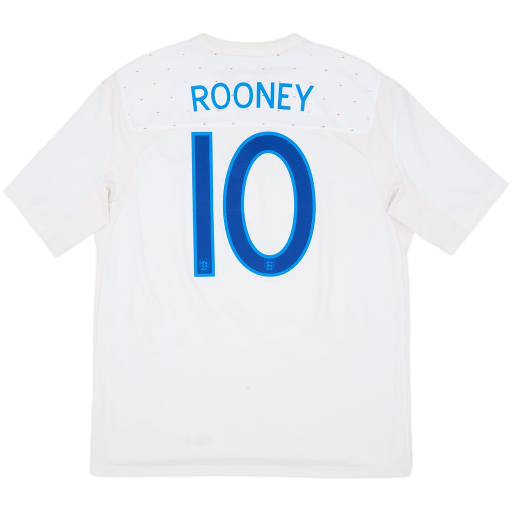 2010-11 England Home Shirt Rooney #10 - 8/10 - (L)