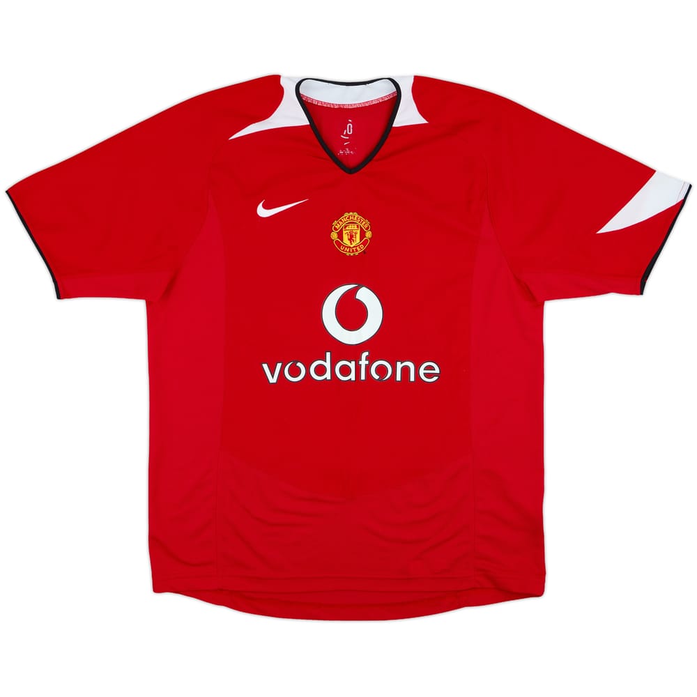 2004-06 Manchester United Home Shirt v. Nistelrooy #10 - 4/10 - (M)