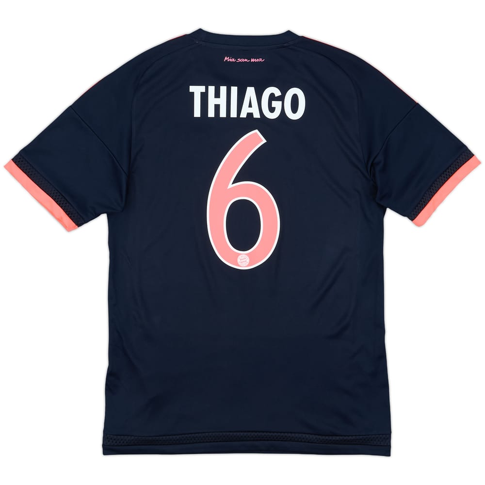 2015-16 Bayern Munich Third Shirt Thiago #6 - 7/10 - (S)