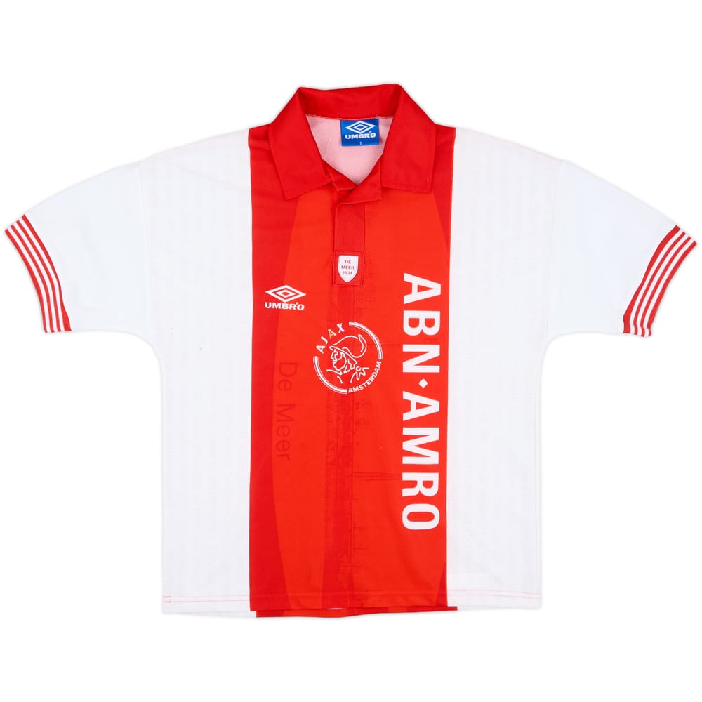 1995-96 Ajax 'De Meer' Home Shirt - 7/10 - (S)