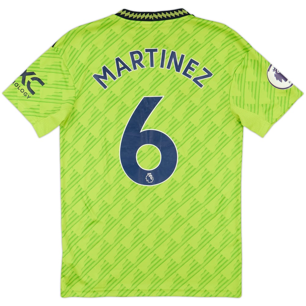 2022-23 Manchester United Third Shirt Martinez #6 - 6/10 - (S)
