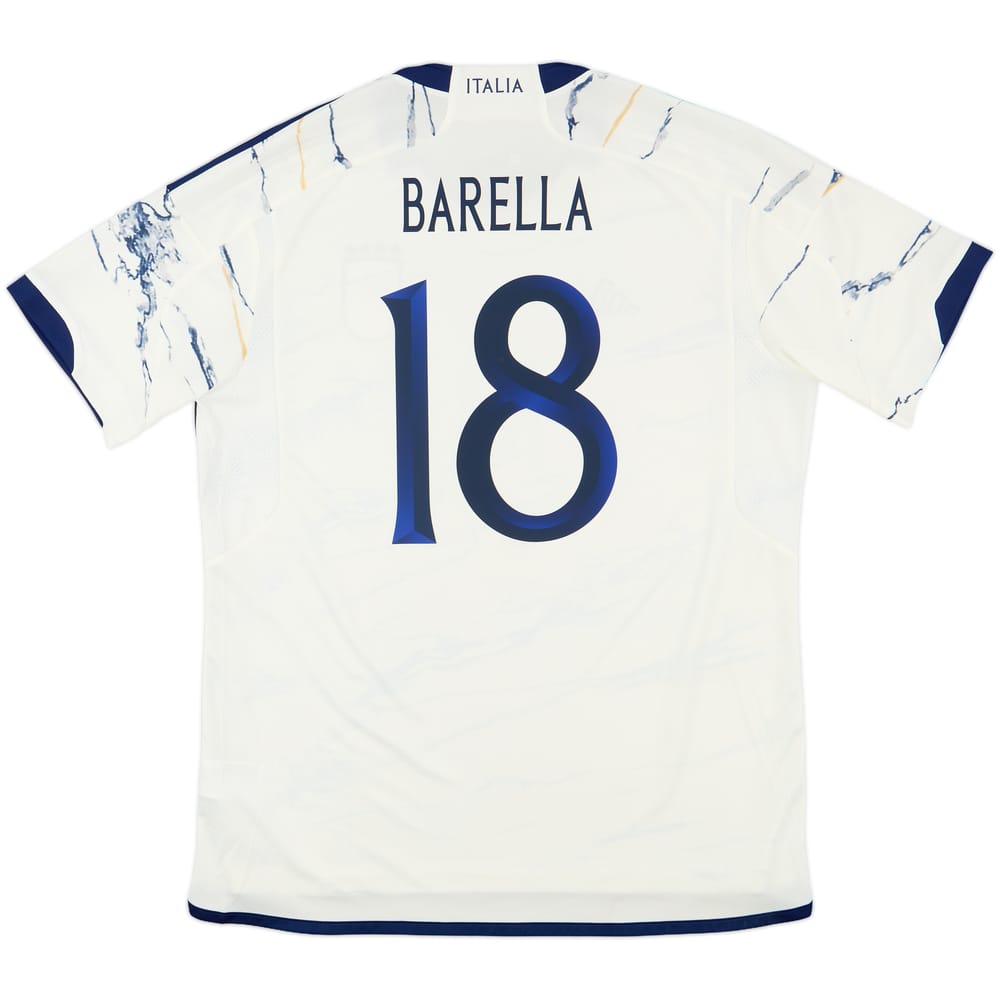 2023-24 Italy Away Shirt Barella #18 - 10/10 - (XL)