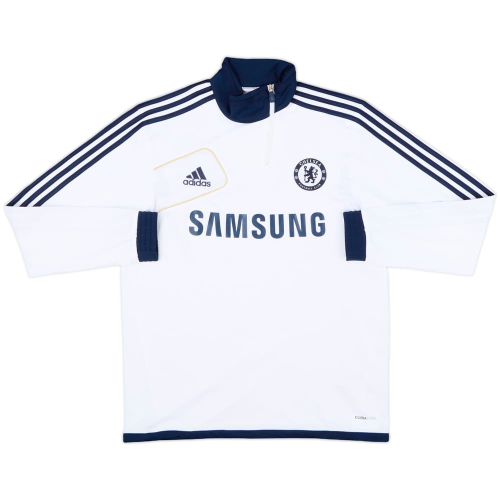 2012-13 Chelsea adidas 1/4 Zip Drill Top - 9/10 - (XL)