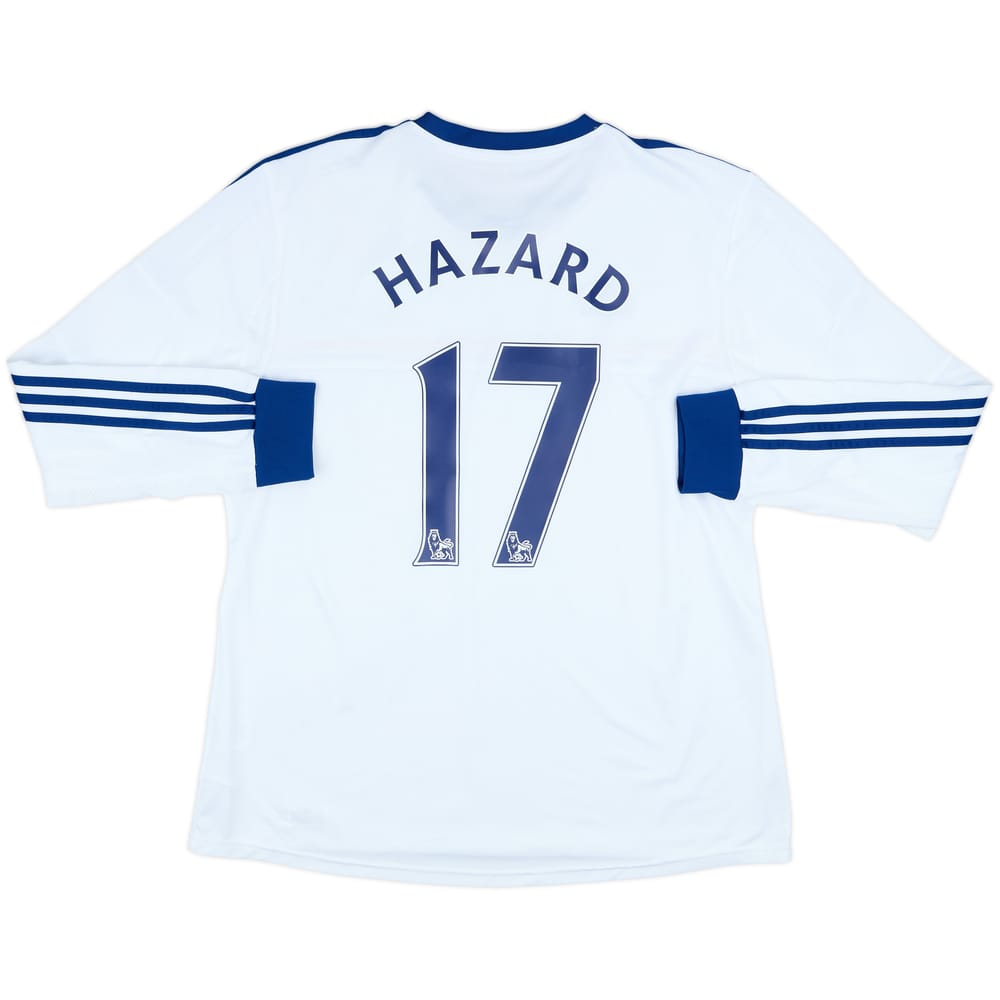 2013-14 Chelsea Away L/S Shirt Hazard #17 - 8/10 - (XL)