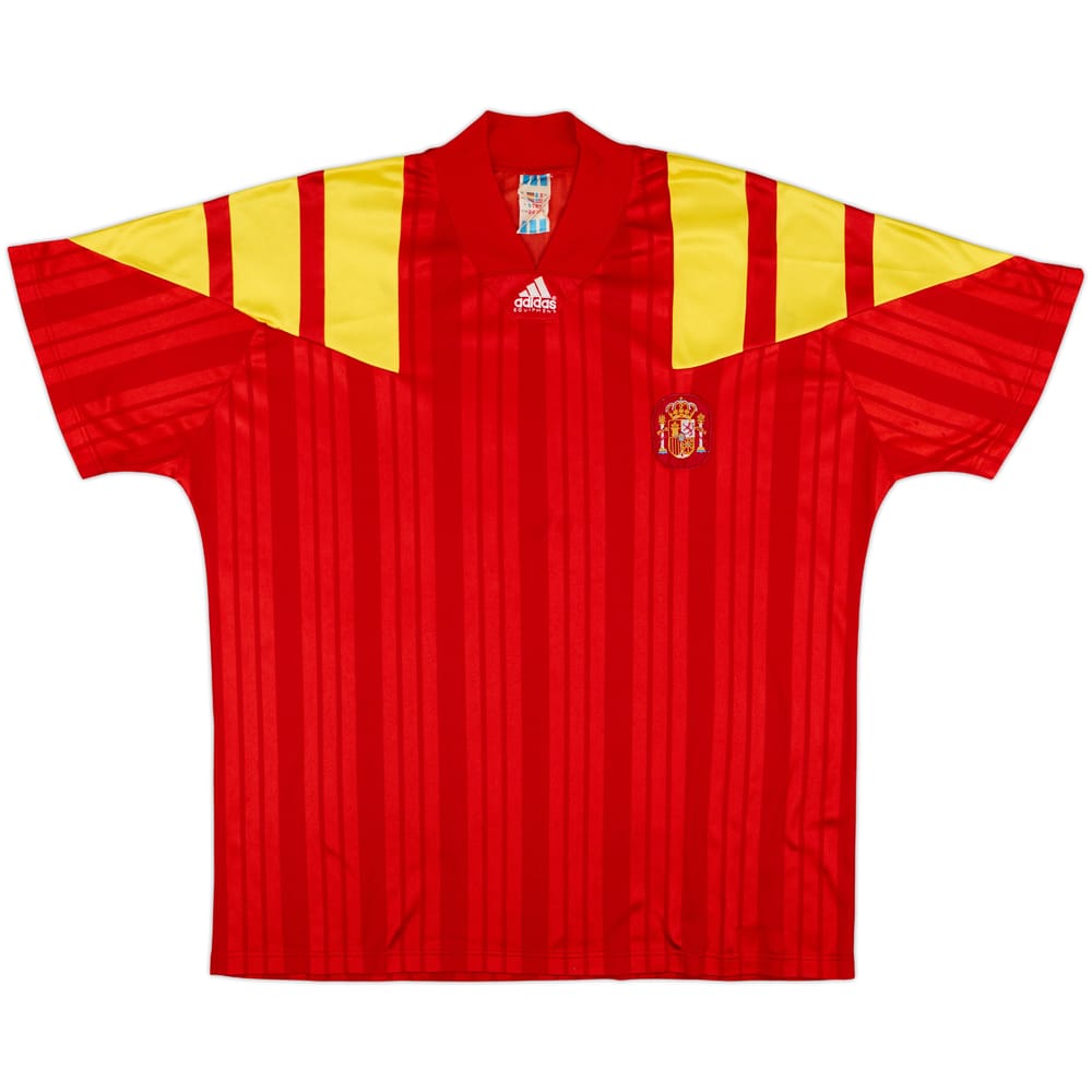 1992-94 Spain Home Shirt - 8/10 - (XL)