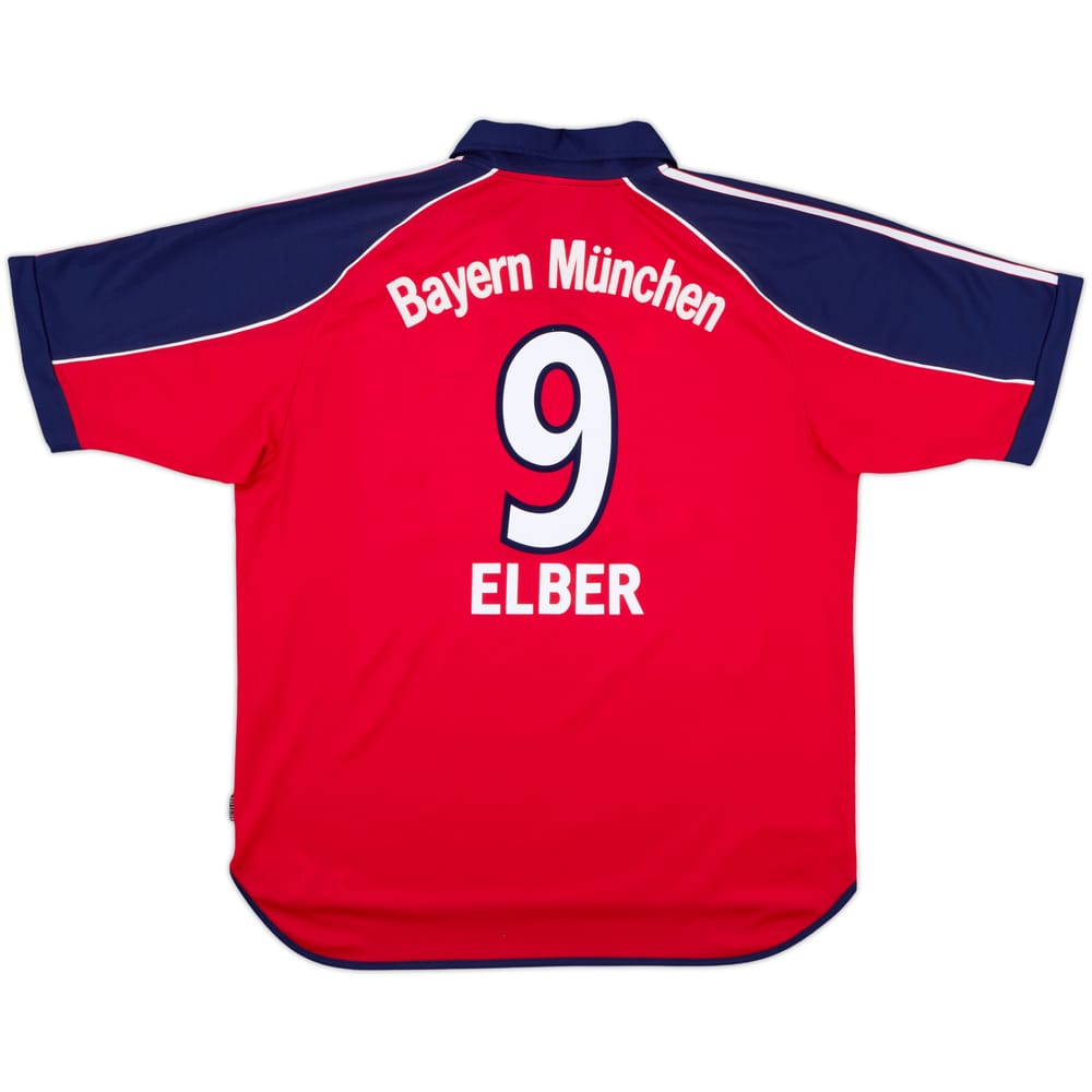 1999-01 Bayern Munich Home Shirt Elber #9 - 8/10 - (L)