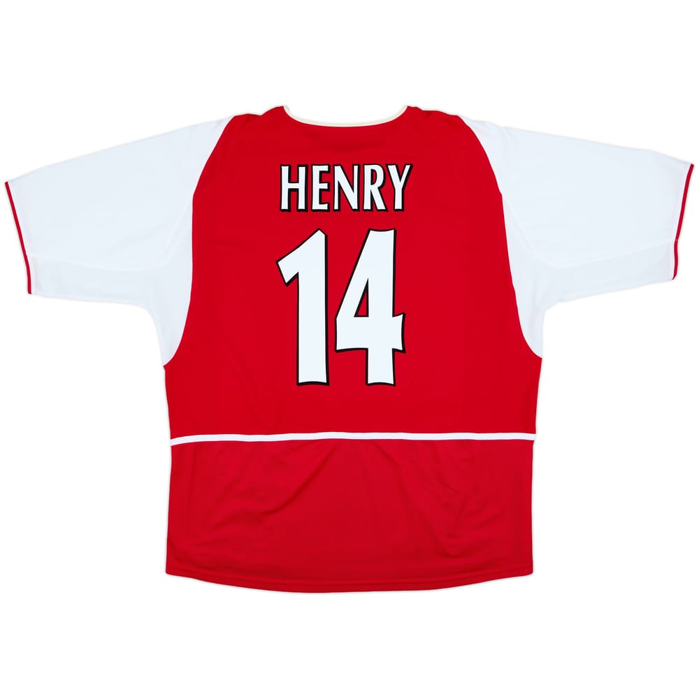 2002-04 Arsenal Home Shirt Henry #14 - 10/10 - (XL)