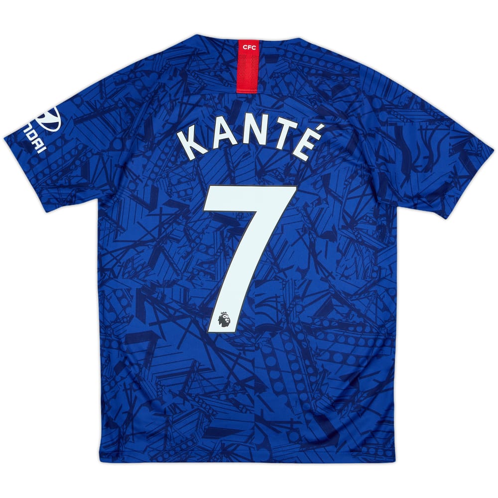 2019-20 Chelsea Home Shirt Kante #7 - 8/10 - (XL.Boys)