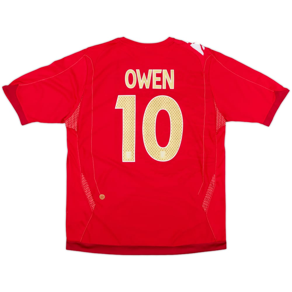 2006-08 England Away Shirt Owen #10 - 6/10 - (L)