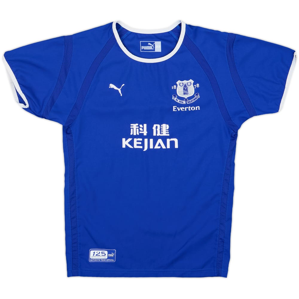 2003-04 Everton Home Shirt - 7/10 - (S.Boys)