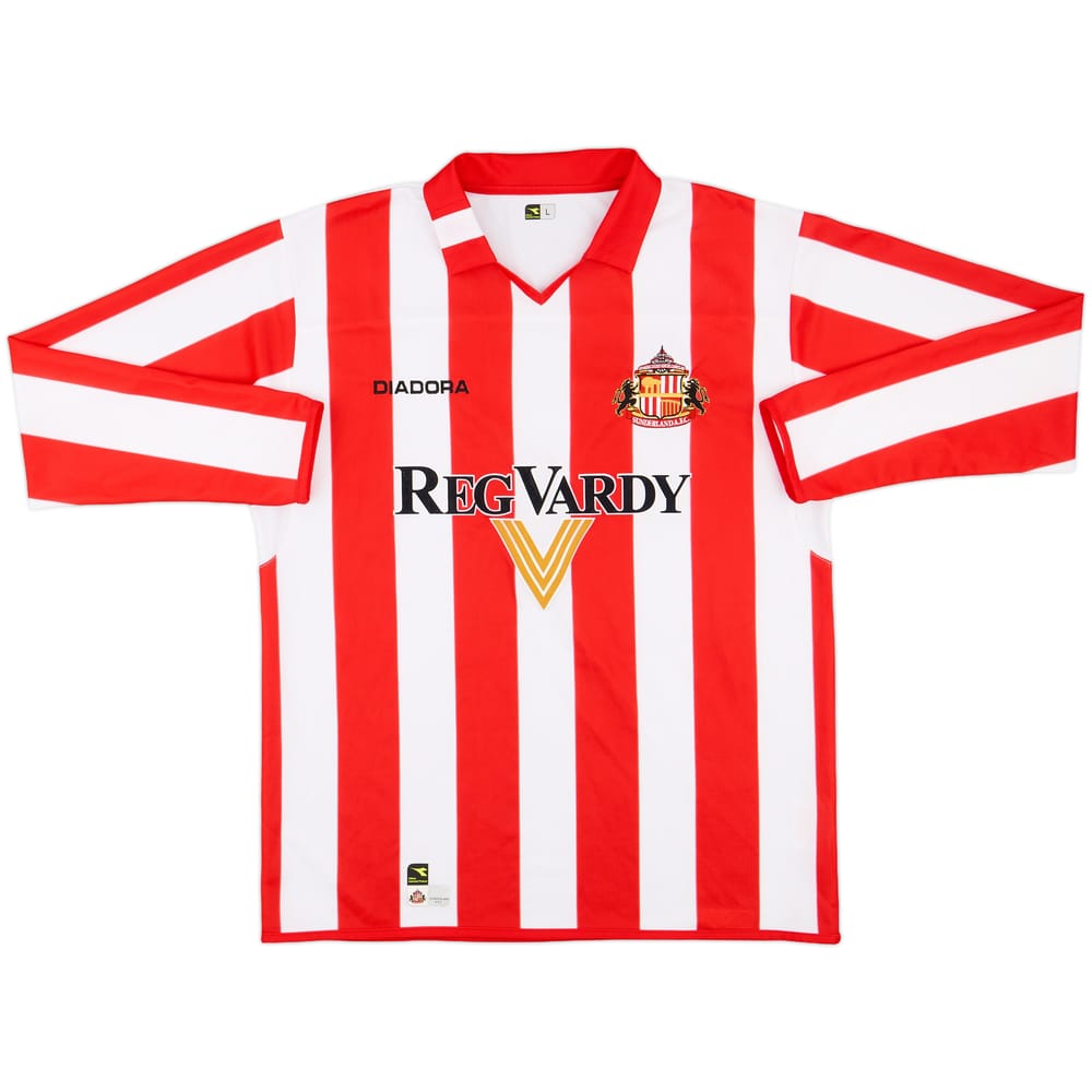 2004-05 Sunderland Home L/S Shirt - 9/10 - (L)