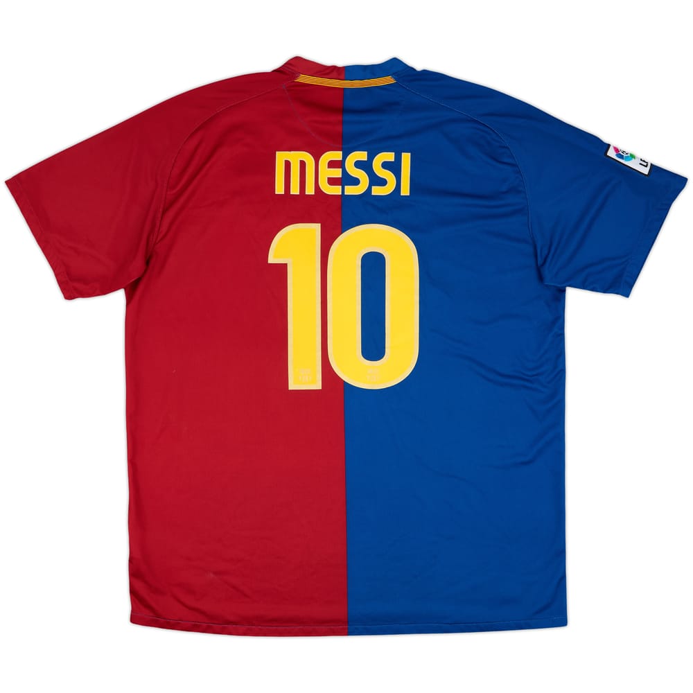 2008-09 Barcelona Home Shirt Messi #10 - 8/10 - (XXL)