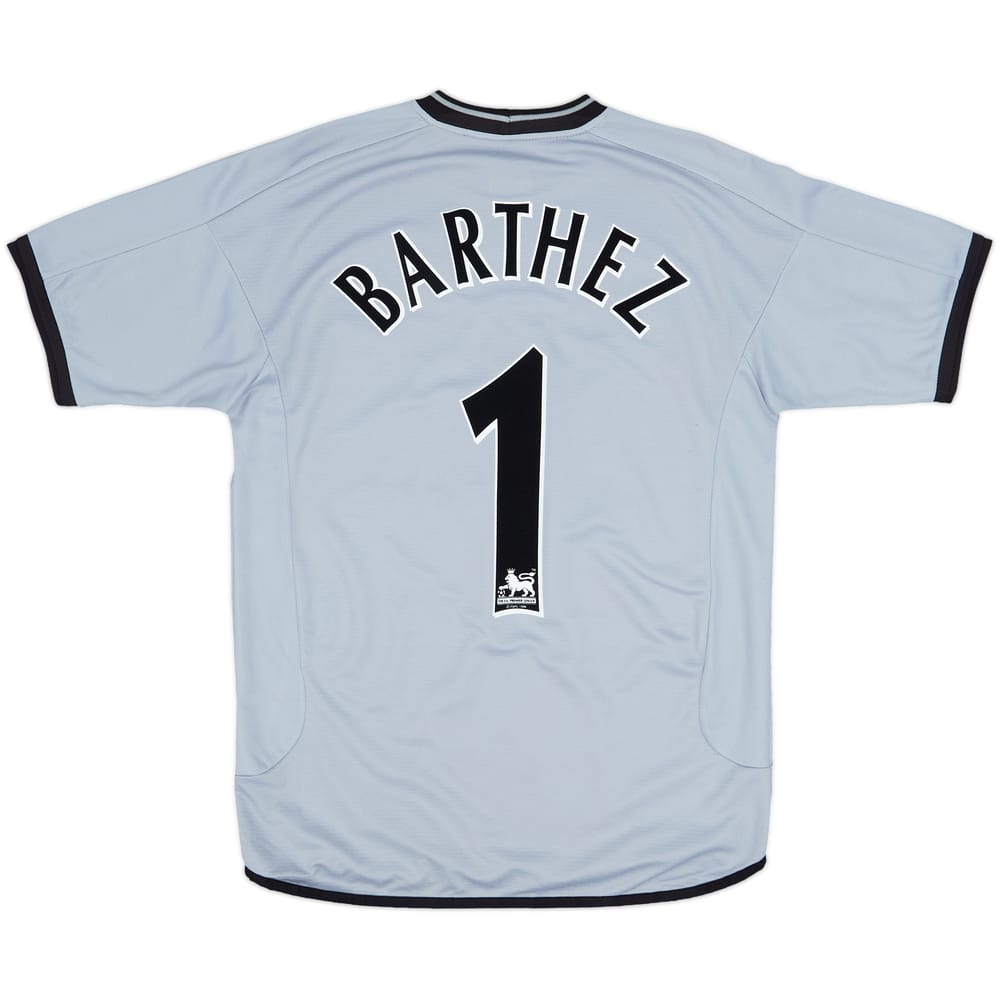 2001-02 Manchester United Centenary GK S/S Shirt Barthez #1 - 9/10 - (S)