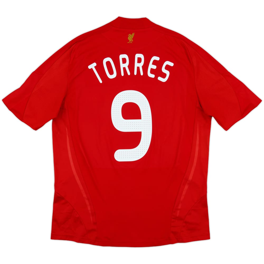 2008-10 Liverpool Home Shirt Torres #9 - 7/10 - (L)