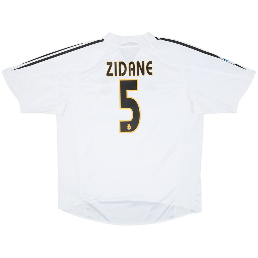 2004-05 Real Madrid Home Shirt Zidane #5