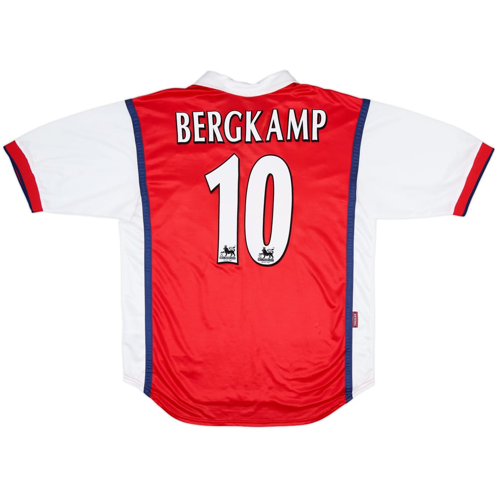 1998-99 Arsenal Home Shirt Bergkamp #10 - 6/10 - (L)
